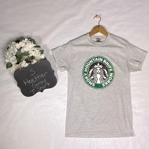Starbucks Heather Grey T-Shirt Small